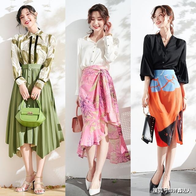方法 为什么你穿“衬衫+半身裙”不好看？试试这些配色方法，温柔淑女