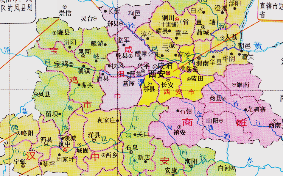 陕西省的区划调整10个地级市之一宝鸡市为何有12个区县