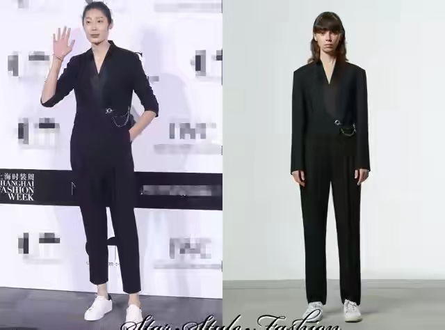 颜色 众星助阵丑模吕燕！孙俪脖子短仪态差陈法蓉衣服打褶，李娜胖太多
