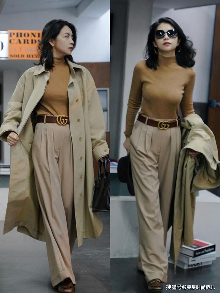 天气 入秋之后天气转凉，喜欢穿风衣就记住这4种穿法，时髦耐看显气质