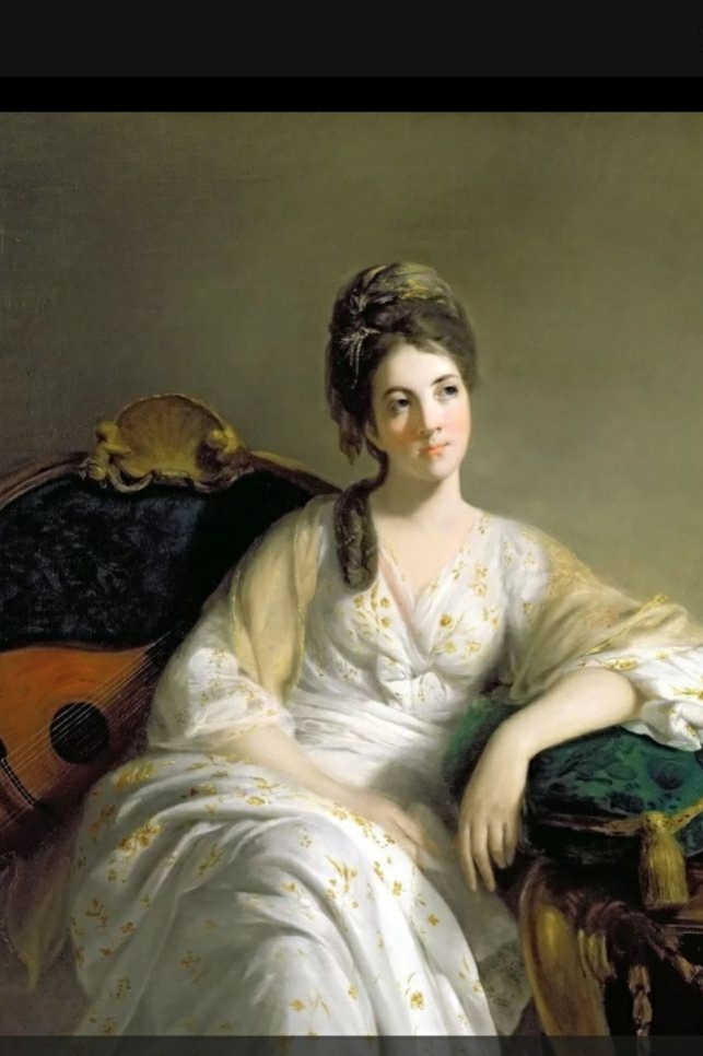 女郎 显逼格的穿着，宛若油画女郎般着装