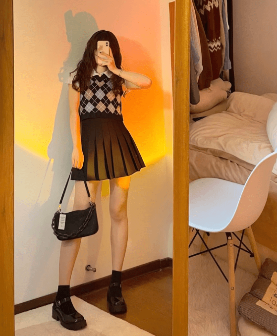 下半身 解锁百褶裙的复古穿法,显瘦时髦又有文艺范