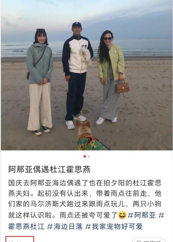 身材 网友海边偶遇杜江一家?霍思燕身材明显发福,与杜江形成鲜明对比