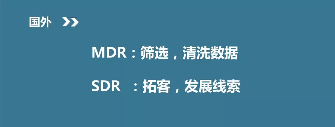 部门|是否总被Diss市场线索质量差？那是因为你还不知道SDR！