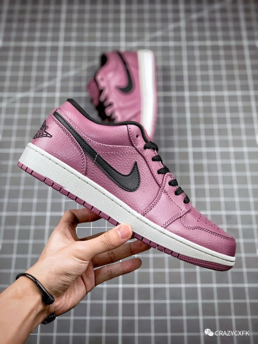 Low 乔丹 Air Jordan 1 Low Magenta 黑紫小波尔多低帮篮球鞋