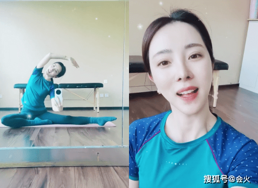 网友李思思蔡明罕同框跳舞！穿紧身薄纱衣秀身型曲线，烈焰红唇太风韵