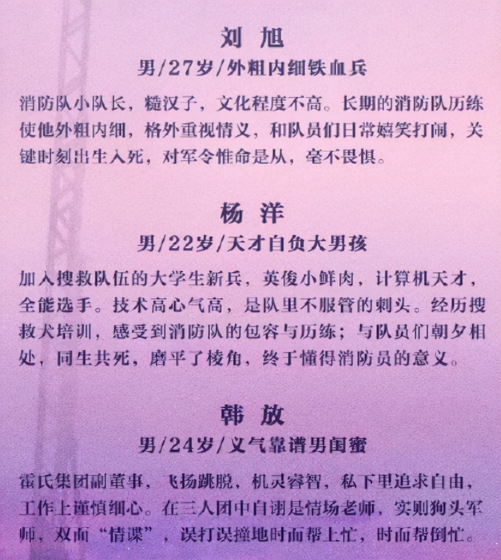 陈伟霆|网曝陈伟霆新剧将开机？讲述消防员的冰火爱情，角色表杨洋赫然在列