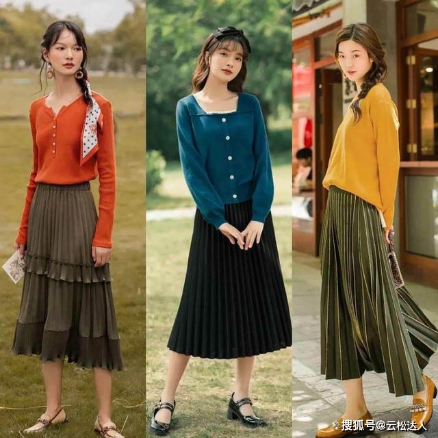 学潮 穿长袖不一定要配长裤，不如学潮人这样穿，轻松提气质