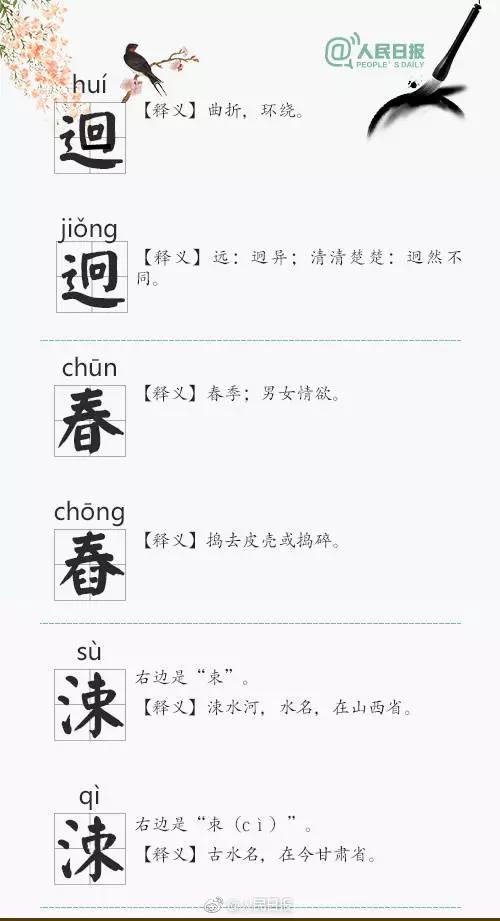 中国|这些“双胞胎”汉字，你的孩子都能分清吗？