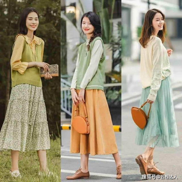 学潮 穿长袖不一定要配长裤，不如学潮人这样穿，轻松提气质
