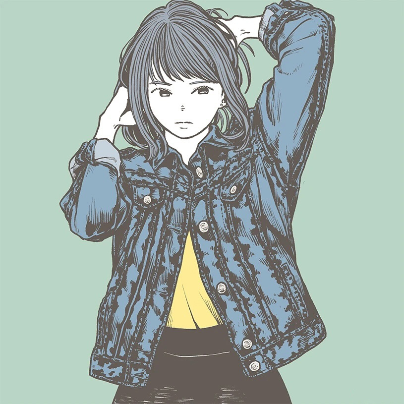 田中 美少女辅以工业元素的插画,不搭界却又能和谐并存