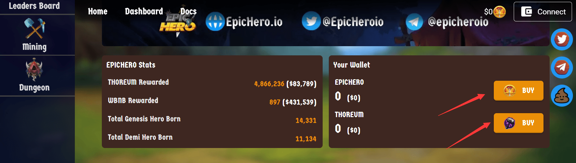 区块链游戏 Epichero的入学教程详解 一 英雄