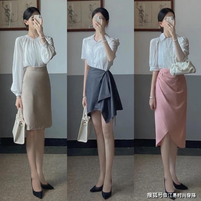 下装 上班穿搭,气质很重要!这些简约“通勤风”搭配示范,照着穿准美