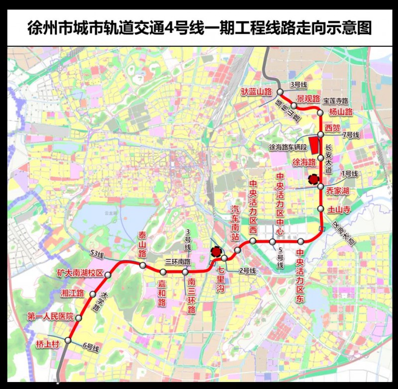 江北地铁4号线路图图片