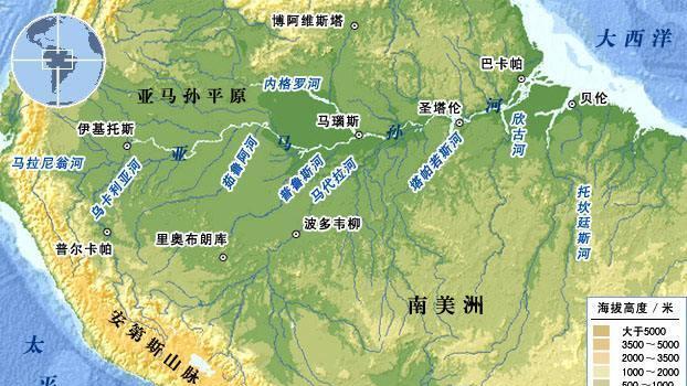 原创亚马逊河是世界第一大河,支流超过15万条,令人难以置信