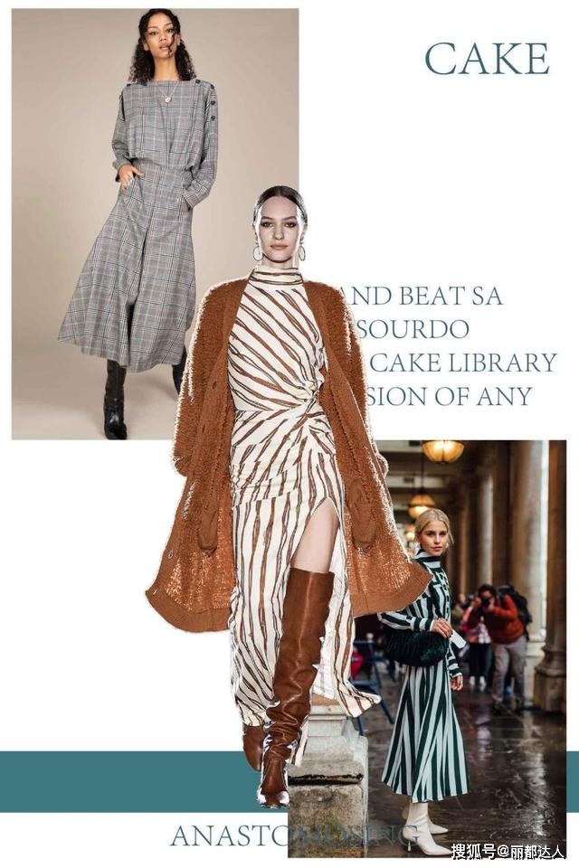 美眉 秋季裙装穿不出新意?试试“裙装+靴子”的搭配组合,个性又酷飒