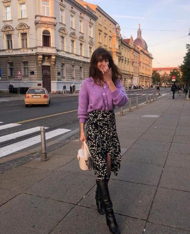 时尚充满法式味道的ins博主 轻甜感的风格很适合秋天