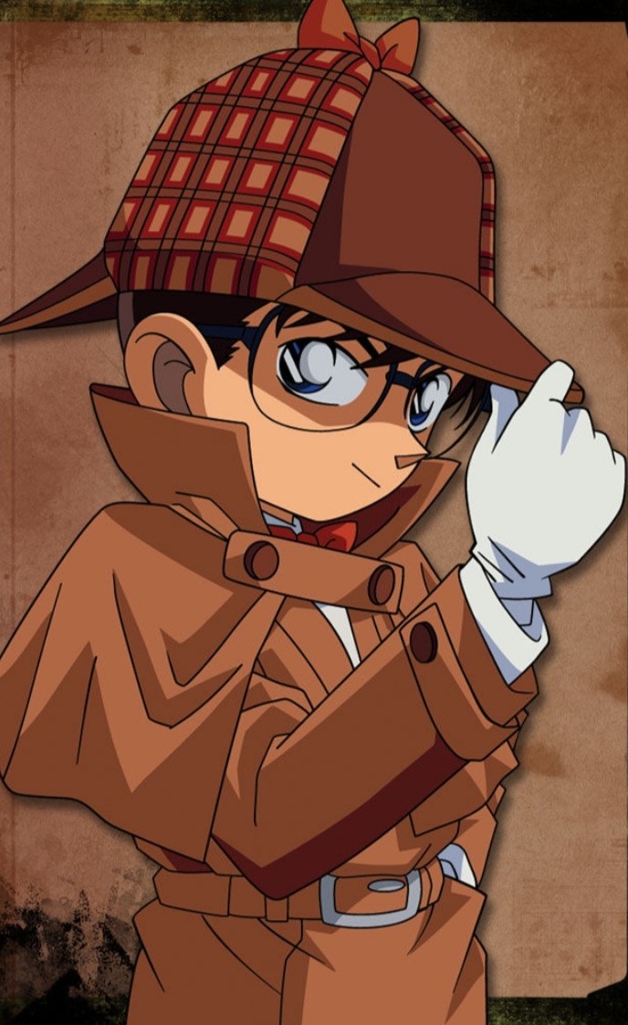 追星成功柯南和偶像福尔摩斯罕同框网友直呼追星过程太励志