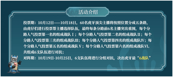 对抗赛|王者六周年庆，顶尖主播对抗赛，哪一只才是虎牙最6战队？