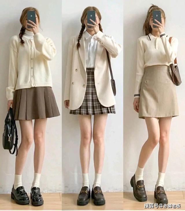 颜色 别低估了“半裙”的美!降温以后多备几条,好看又好穿