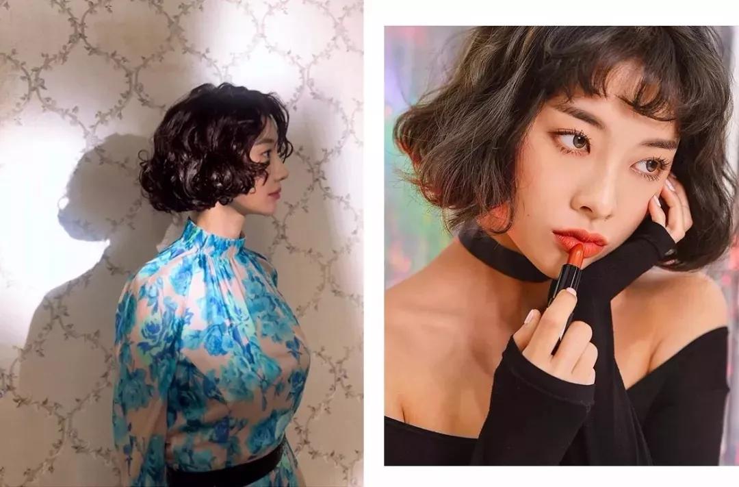 卷发爱美的女生短发该怎么剪才会更有气质、更有型?大有讲究!