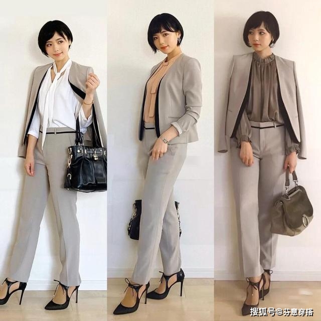 主妇 女人真正见过世面,穿西装外套不会配小黑裤!看中年主妇就知道了