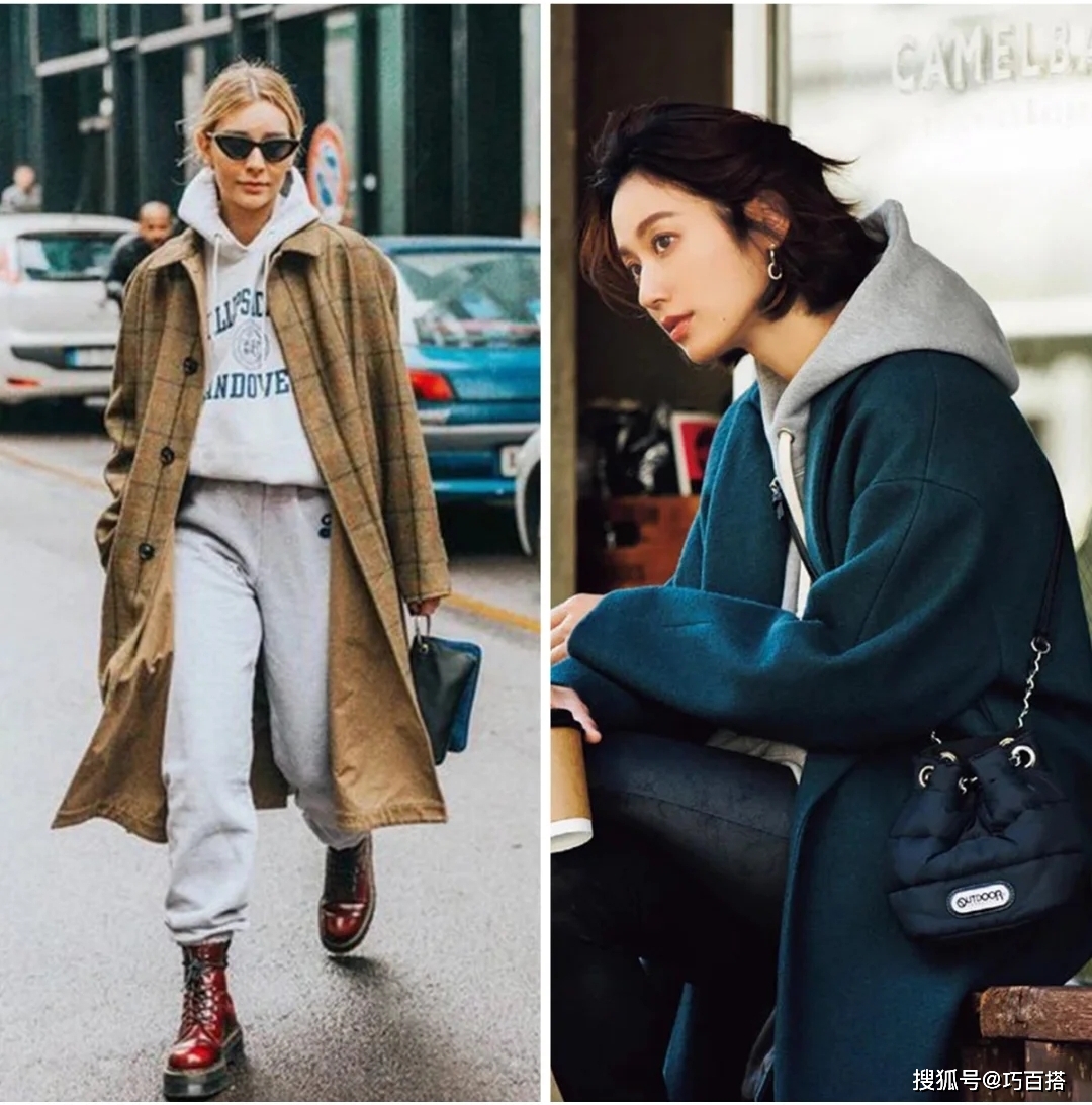 卫衣 秋冬季节保暖还时髦,就看这3种进阶穿法,整体风格非常亮眼!