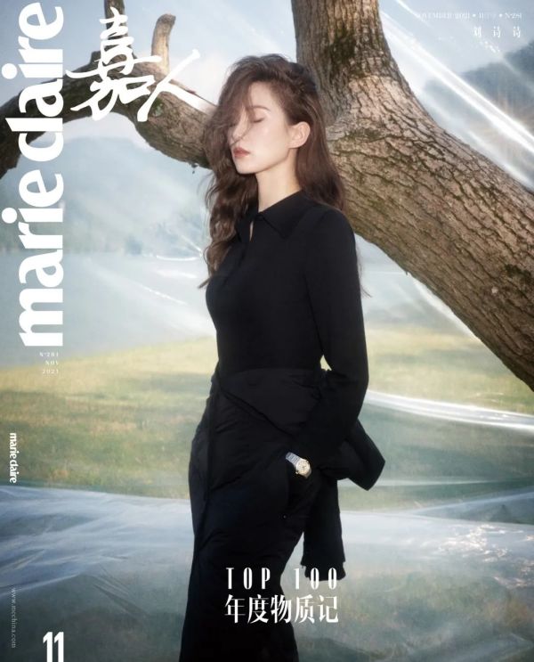 黑色 刘诗诗 无用过虑｜嘉人封面