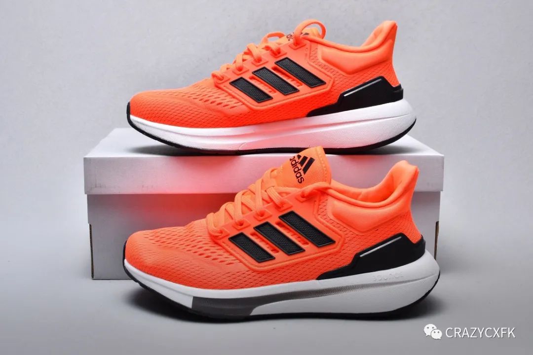 GeoFit Adidas EQ21 RUN BOUNCE 阿迪达斯运动跑步鞋