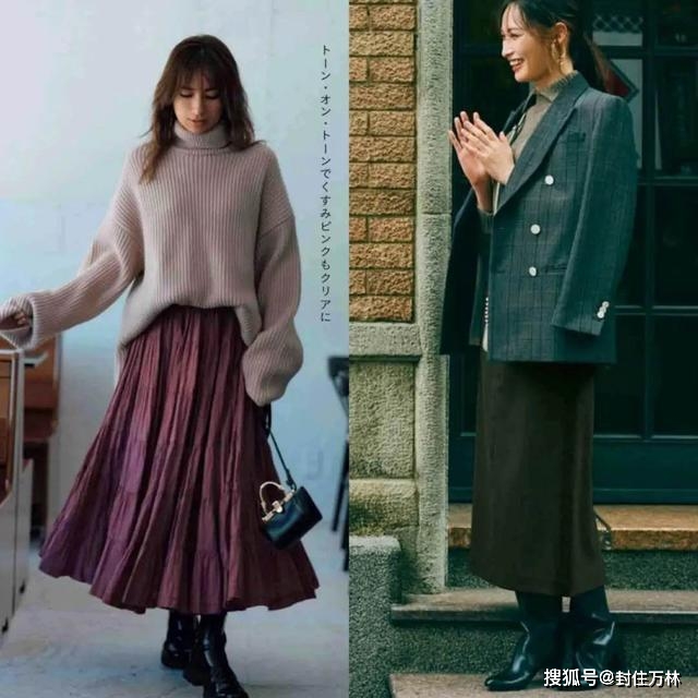 层次 懂“时尚”的女人，普通的毛衣也能穿出高级洋气感，很耐看