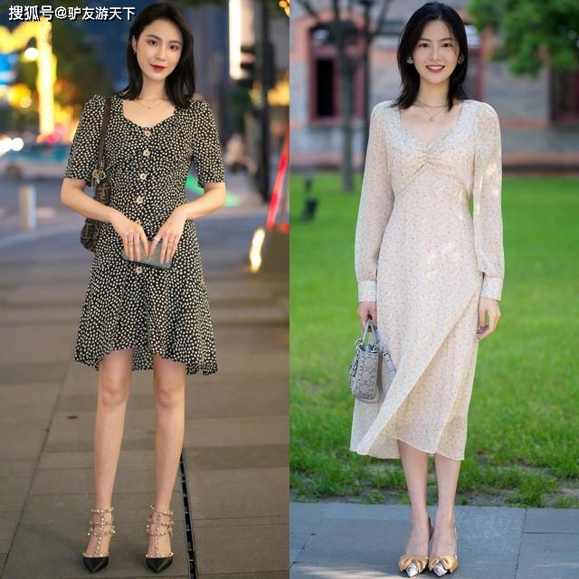 美得 人手一条的“碎花裙”,搭配这7种鞋子,让你的夏天美得与众不同