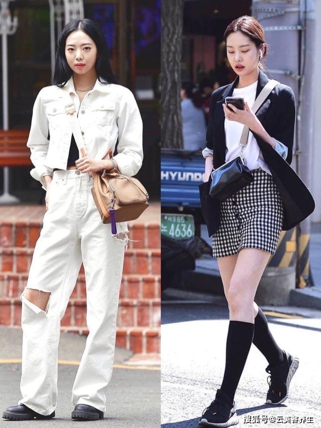 身材被“韩国学妹”的穿搭圈粉了，俏皮减龄，看着还很有女人味