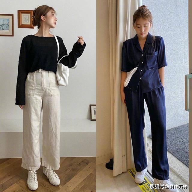 进行 最近火了一种穿法叫“上松下松”,看似慵懒随意,却很显端庄