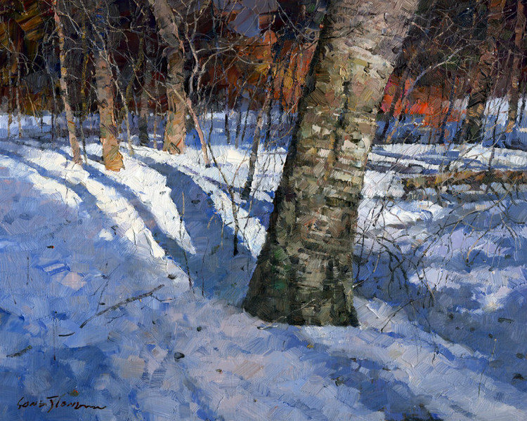 油画刀法的魅力华裔画家姜小松作品欣赏