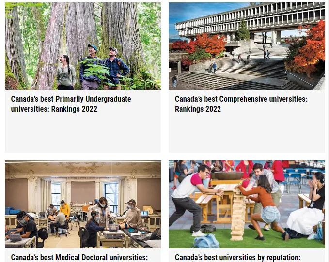 加拿大大学排行_麦考林公布《2021加拿大大学的学生满意度排名》