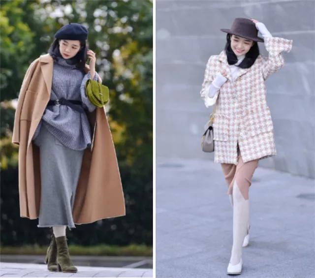 显得 穿大衣时里面怎么搭？不如试试“高领衫+大衣”，温暖时髦有气质