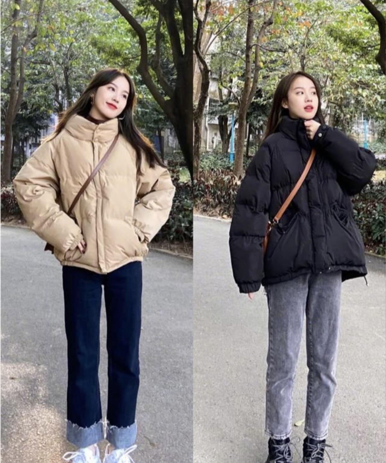 小个子 降温后羽绒服怎么穿才好看?这21种简约风穿搭,时髦保暖又气质