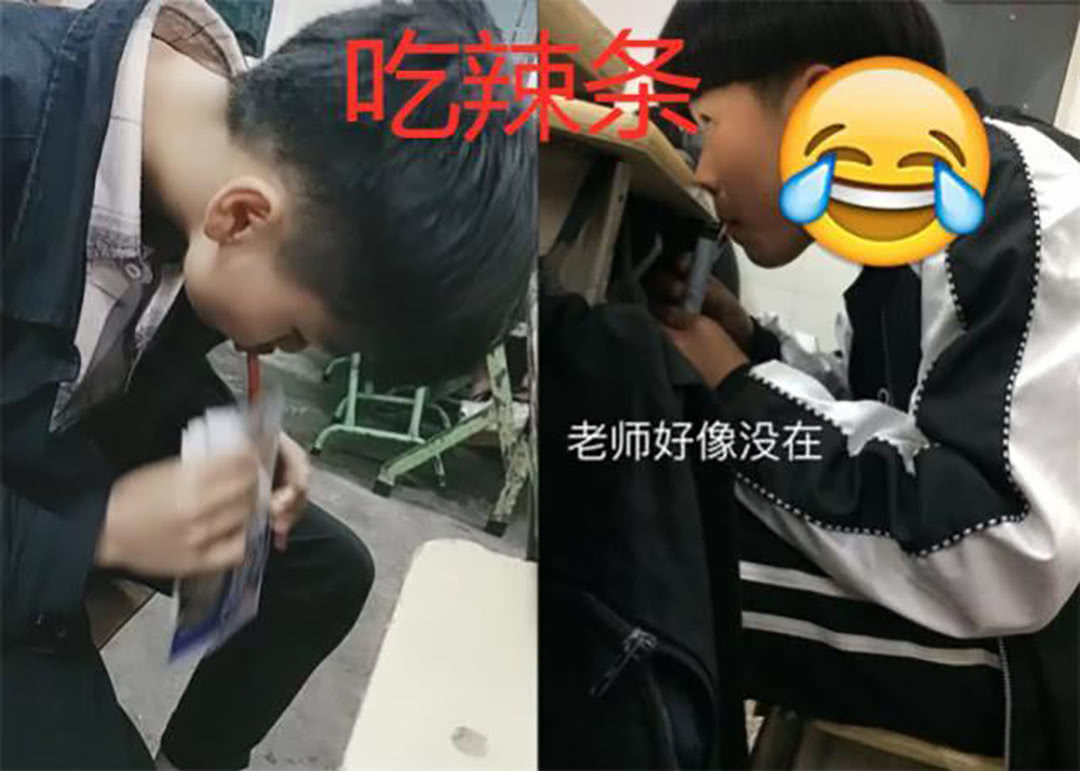學生上課|河南一學生上課吃零食被忽視，父母大鬧學校，網友：家長哪來的臉