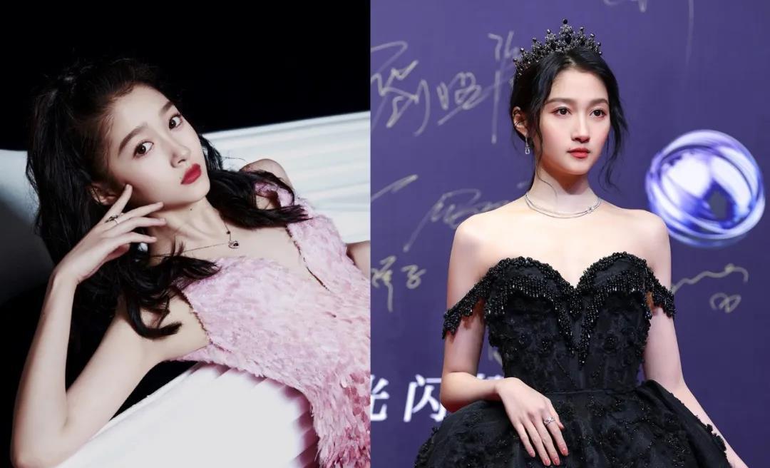 下眼睑“高仿版”四千年美女，跟鞠婧祎的妆容都如出一辙