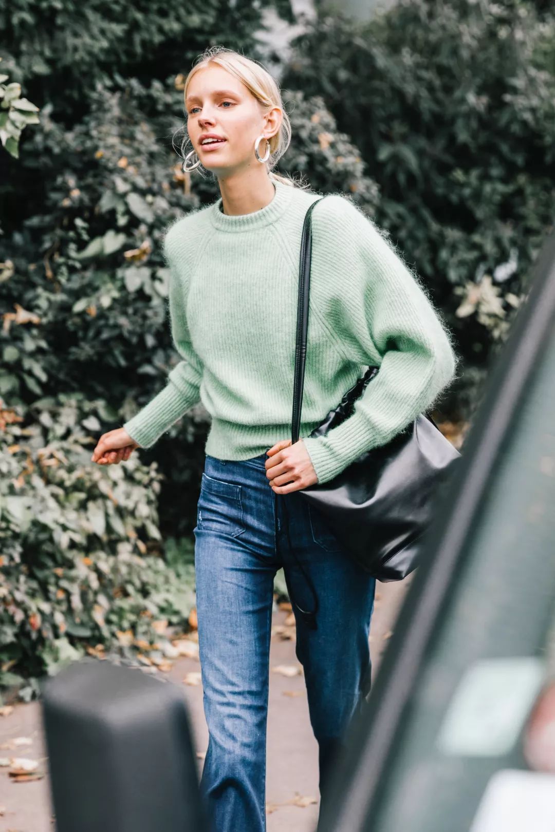 毛衣 毛衣+直筒裤= 偷偷显瘦5斤，显高五公分，气质惊艳！