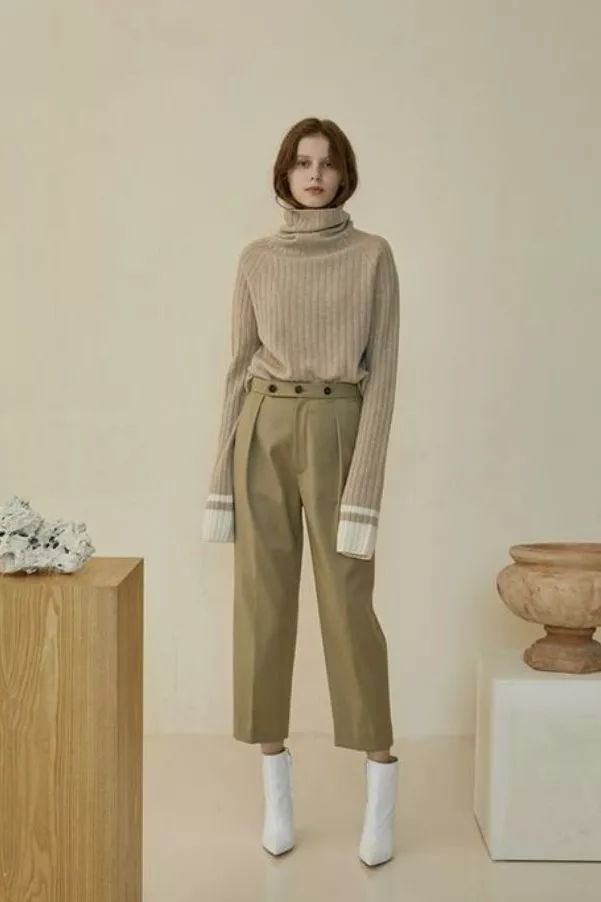 毛衣 毛衣+直筒裤= 偷偷显瘦5斤，显高五公分，气质惊艳！