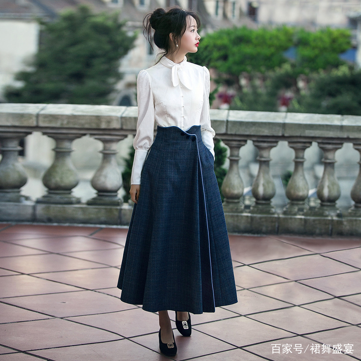 短裙 小个子女生选择裙子，显高显瘦的3个小技巧！