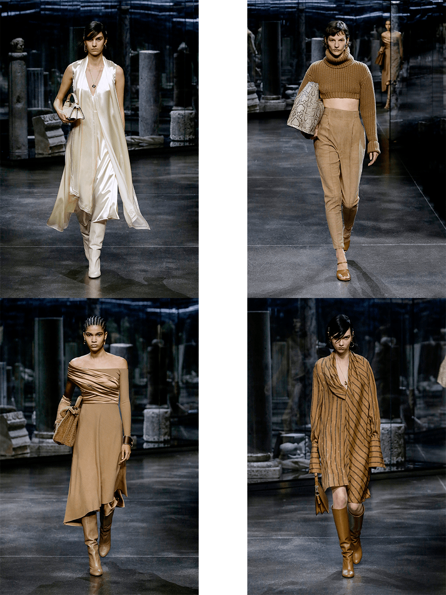 颜色 Fendi 2021秋冬，芬迪，在传承中得到升华与提升