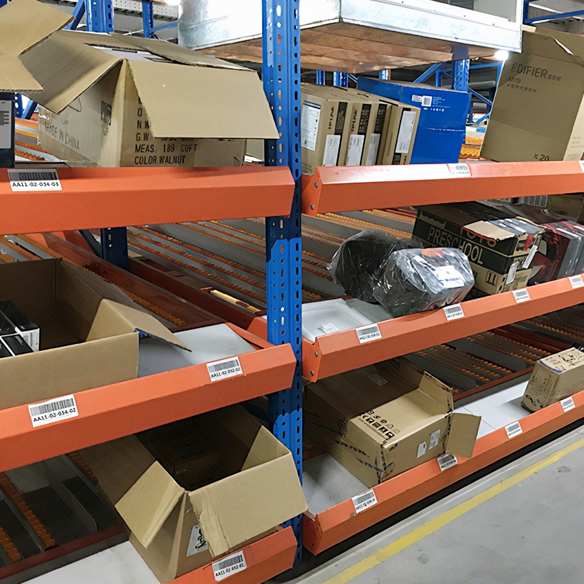 仓储先进先出货架类型