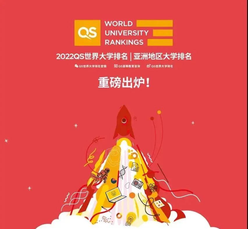 高等教育|重磅！2022QS亚洲大学排名震撼发布！