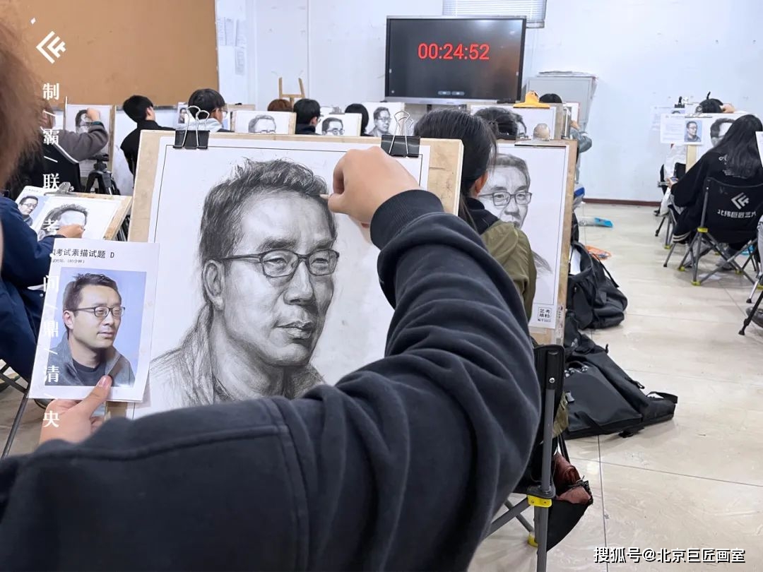 北京巨匠画室参加河北省第三次艺考质检模拟联考