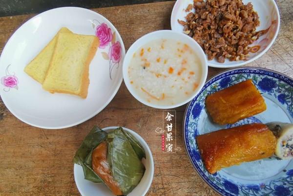 面包|和弟媳一起做早餐，米粥面包皆有，丰富味美，家人各取所爱