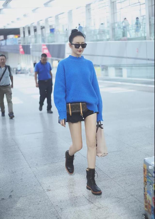 王鸥 王鸥瘦骨如柴？宝石绿套裙完全撑不起来啊，网友：还是胖点好！