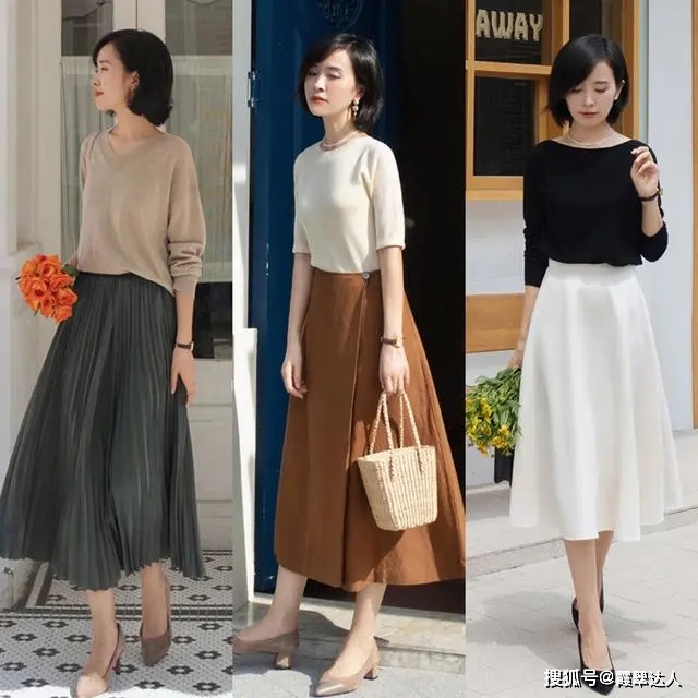 休闲风 小个子女生法式轻熟风的早秋时尚穿搭,温柔优雅又精致浪漫,彰显独特女人味