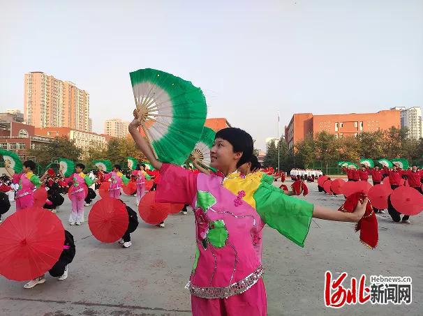 渔家乐|“传承非遗，舞动太行” 市第四十四中学举办井陉拉花比赛